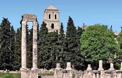 Roman ruins in Arles