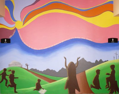 Mural done by a team from BC