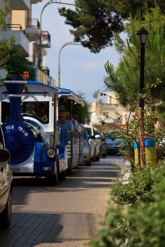 Crete - we rode on the train