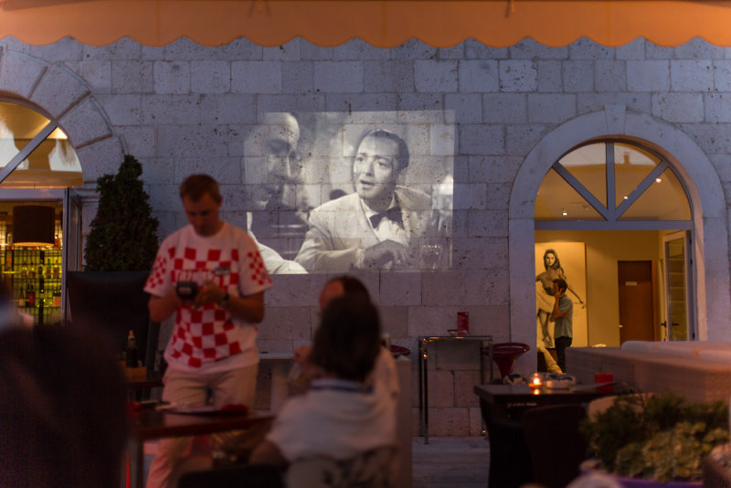 Dinner time - Casablanca on the wall