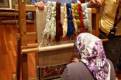 Turkish rug maker