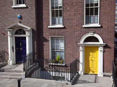 Dublin Street - colourful doors