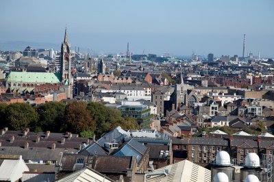 Dublin skyline from the brewery