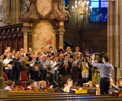 St. Stephen's Cathedral - Choir practising Faure's Requiem