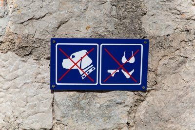 What isn't allowed in the church