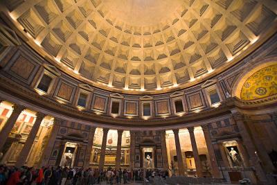 The Pantheon. 1900 years old - it leaks!