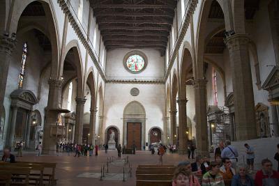 Santa Croce interior.