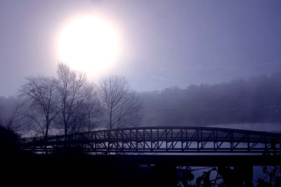 Tennessee River Sunrise in Blue