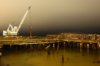 Pier Under Repair