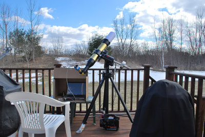 Imaging with the Coronado Maxscope 90 & DMK41