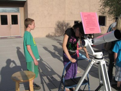 Bill Dellinges' new Lunt solar scope. 