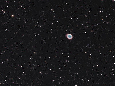 M57 - The Ring Nebula in Lyra, and a gentle arc  05-Jun-2011
