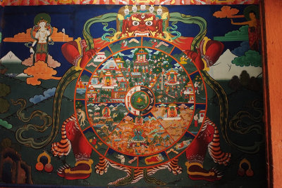 Wheel of Life, Paro Dzong