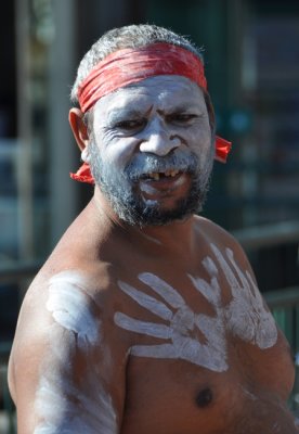 Aboriginal musician in Sydney
