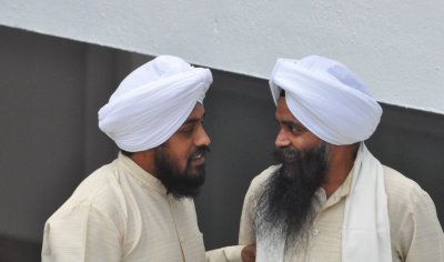 Sikh priests in HongKong