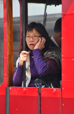 HongKong tram passenger