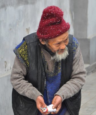 90 year plus citizen of Beijing