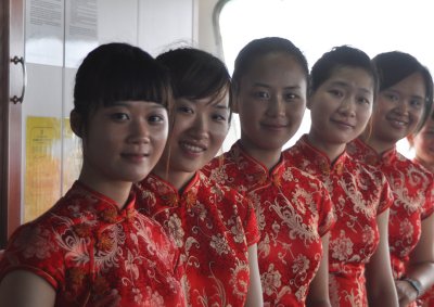 Five hostesses in Guangzhou