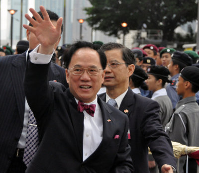 HongKong Chief Executive in action