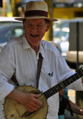 Vancouver banjo man