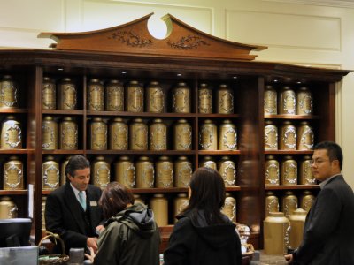 Famed tea counter at Fortnums London