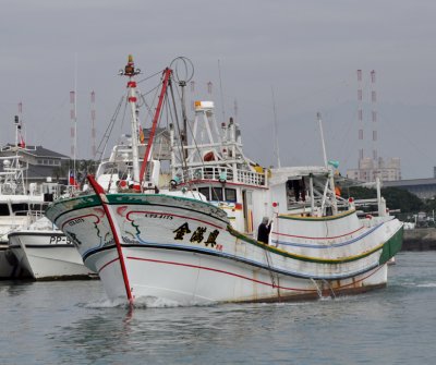 Taiwan Strait fishing boat