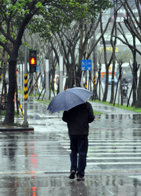 Beating the rain Taipei