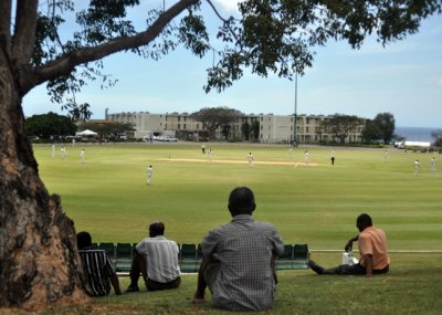 Leisurely game  at Wanderers University ground