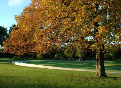 Diana Memorial in Autumn