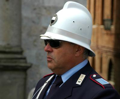 Italian policeman