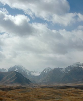 Close to Kyrgyzstan-China border