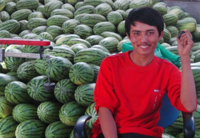 Kashgars Mr Water Melon man