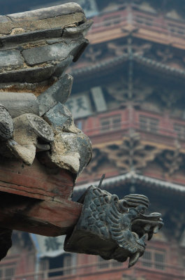 Tallest wooden pagoda in China