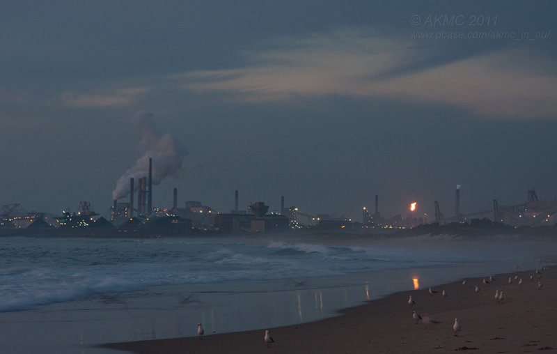 14907 Sand, Seagulls, Steel Mill and Sea Mist (J M W Turner, Eat Your Heart Out)