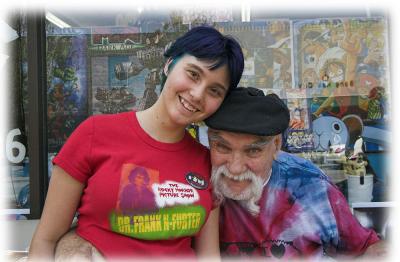 Amanda and the OX! Ox Baker at Free Comic Book day Sarge's