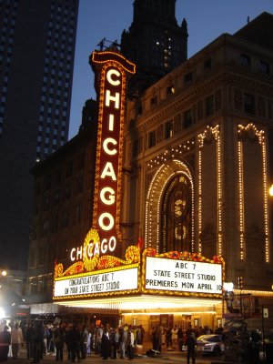 Chicago Theatre Sign