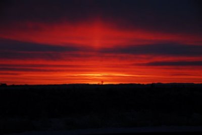 Fire in the sky