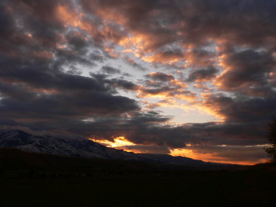 Sunset and Snow