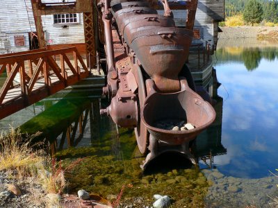 Gold Mines and Miners Cabins