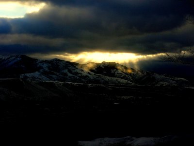 Sunspots at Sundown!