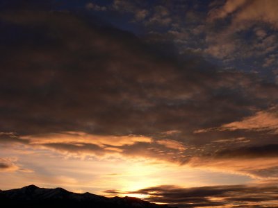 Take a break! Watch the sun set!