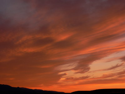 Red Swirls at Sundown!