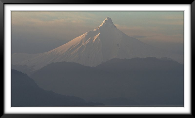 Volcan Puntiagudo at Sunset
