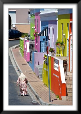 Woman Walking home in Bo-Kaap, Cape Town