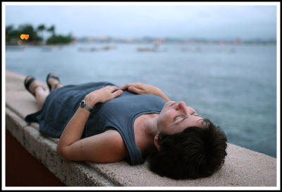 Resting Woman / Malecon