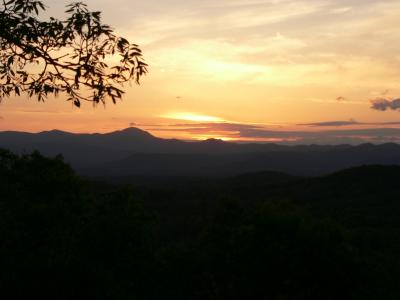 Sunset from rear deck
