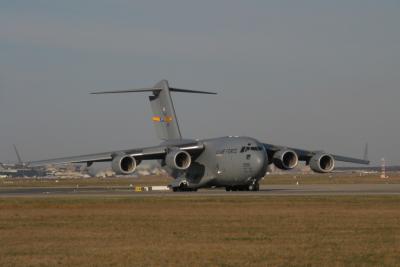 Takeoff and landings at the Rhein-Main Airport Frankfurt - Germany