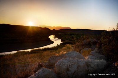 Sunset at Rio Grande Village Nature Trail
