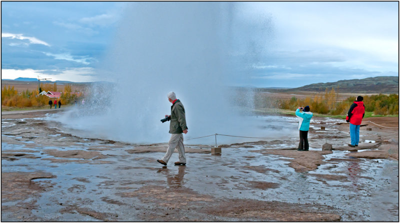 Strokkur Geyser Eruption