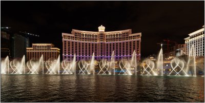 The Fountain Show in Front of The Bellagio